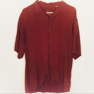 Tommy Bahama 100% Silk Button Up Medium